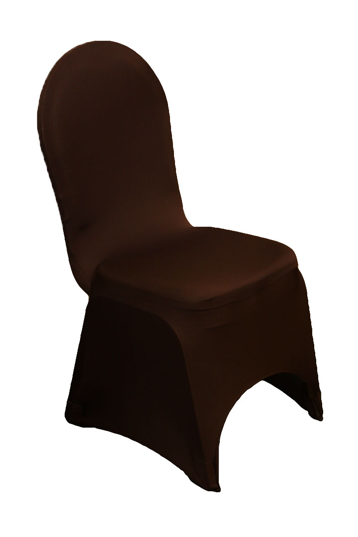 Spandex Chair Cover - Chocolate
